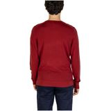 Calvin Klein Jeans - Ronde-Hals Knitwear - Bordeaux - 100% Wol