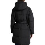 Calvin Klein Jeans - Longline Hooded Puffer Jacket - Zwart - Windjack