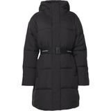Calvin Klein Jeans - Longline Hooded Puffer Jacket - Zwart - Windjack