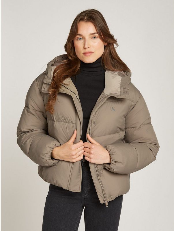 Calvin Klein - J20J224112 - Pufferjas - Wit - Gerecycled Nylon