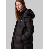 Calvin Klein - Down Long Puffer - Tussenjas - Zwart - 100% Polyamide