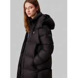 Calvin Klein - Down Long Puffer - Tussenjas - Zwart - 100% Polyamide