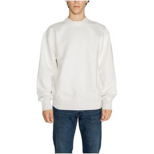 Calvin Klein - Interlock Crew J30J326134 - Sweatshirt - Wit - Heren