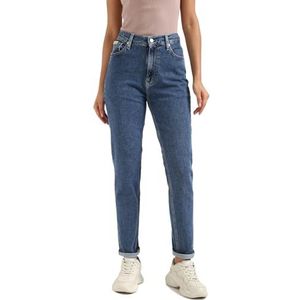 Calvin Klein - Mom Fit Jeans - Blauw - Katoen