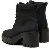 Calvin Klein - Yw0yw01548 - Booties - Zwart - Leer