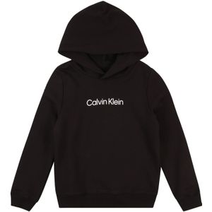 Calvin Klein - INST. LOGO REG. TERRY HOODIE - Ck Black - Hoodie - Voor Kinderen tot 16 Jaar