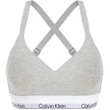 Calvin Klein Bralette dames - Lift -  Icon Cotton Modal  - Grijs
