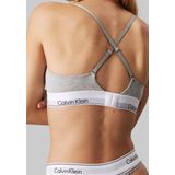 Calvin Klein - Bralette - Zwart - Katoen/Modal/Elastaan