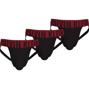 Calvin Klein - Jockstrap (3-pack) - Jockstrap - Zwart - Katoen met Stretch