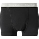 Boxershorts - Zwart - Katoen en Stretchstof - Set van Drie