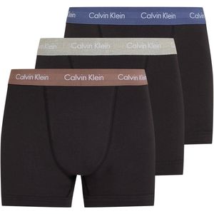 Boxershorts - Zwart - Katoen en Stretchstof - Set van Drie