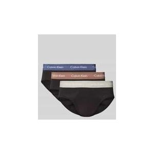 Calvin Klein - Hipster Briefs - Set van 3 - Zwart - Katoen met Stretch