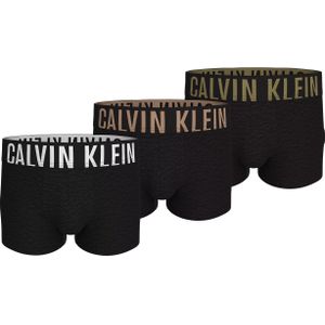Calvin Klein - Heren Ondergoed - Zwart - Katoen - Trunk 3-Pack
