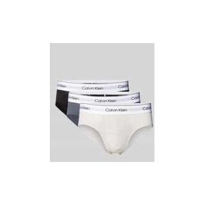 Calvin Klein onderbroeken 3-pack heup slips heren - Hip Brief - Katoenen heren ondergoed - Mannen onderbroeken  - Blauw
