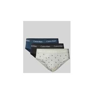 Calvin Klein - Hipster Briefs - Zwart - Grijs Dessin - Blauw - Set van 3