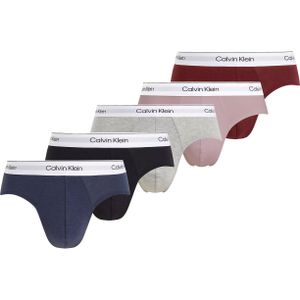 Calvin Klein - Heup Model Heren Slip - Zwart - Katoenmix - 5 Stuks