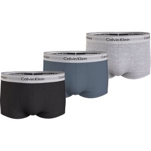 Calvin Klein 3-Pack Trunks heren - Calvin klein ondergoed heren - Modern Cotton - Katoenen mannen onderbroeken - Calvin klein onderbroek  - Blauw