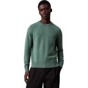 Calvin Klein, Heren, Truien, Groen, Maat: XS Wol,