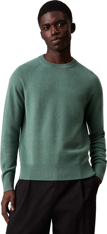 Calvin Klein, Heren, Truien, Groen, Maat: XS Wol,