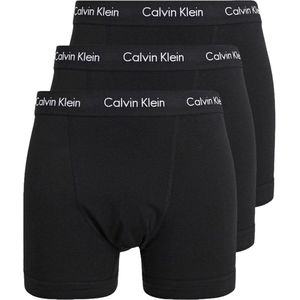 Calvin Klein - 3-Pack Trunks - Boxershorts - Zwart - Katoen