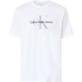 Calvin Klein Jeans - Bedrukt T-shirt - Wit - Heren
