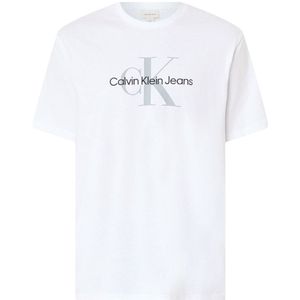 Calvin Klein Jeans - Bedrukt T-shirt - Wit - Heren