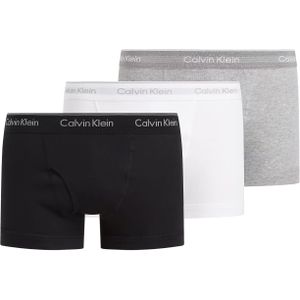 Calvin Klein - Cotton Classics - Boxershorts - Zwart Grijs Wit - 3-pack