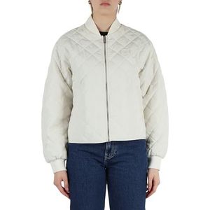 Calvin Klein Jeans Dames LW QUILTED JACKET J20J224701 Andere jassen, wit (ivoor), L, Wit (Ivoor), L