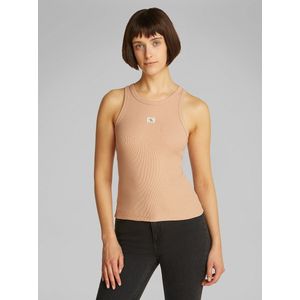 Calvin Klein Jeans - Mouwloze Tanktop - Roze - Katoen/Lycra