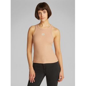 Calvin Klein Jeans - Mouwloze Tanktop - Roze - Katoenmix