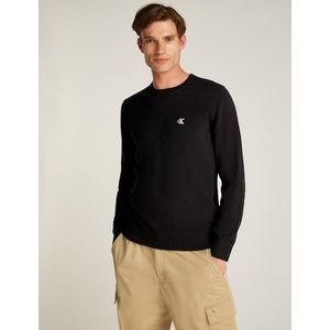 Calvin Klein Jeans - Moderne Trui - Zwart - Katoen