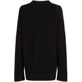 Calvin Klein Jeans CK Intarsia J20J224799 Pull à col montant pour femme, noir (Ck Black), XS, Noir (Ck Black), XS