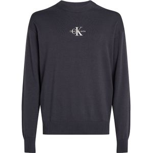 Calvin Klein - Truien - Blauw - Katoen - Regular Fit