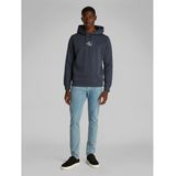 Calvin Klein Jeans - Hoodie - Donkerblauw - Katoen