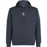Calvin Klein Jeans - Hoodie - Donkerblauw - Katoen