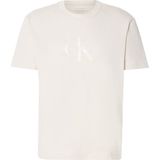 Calvin Klein - Heren T-shirt - Beige - 100% Biologisch Katoen