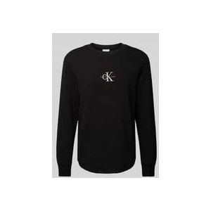 Longsleeve mit Logo-Stitching