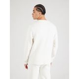 Calvin Klein Jeans Heren MONOLOGO Wafel LS TEE J30J327120 L/S T-shirt, wit (ivoor), XXS, Wit (Ivoor), XXS