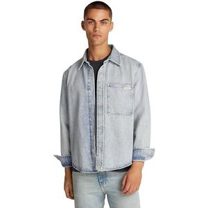 Calvin Klein Heren Regular Denim Shirt L/S, Denim Light, L