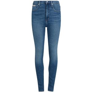 7 For All Mankind - Hoge Taille Skinny Jeans - Blauw - Dames
