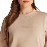 Calvin Klein - Long Sleeve Logo Sweatshirt - Roze - Dames - Katoen