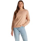 Calvin Klein - Long Sleeve Logo Sweatshirt - Roze - Dames - Katoen