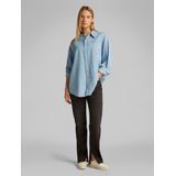 Calvin Klein Jeans Jeansbluse »OVERSIZED LS DENIM SHIRT«, mit Logostickerei