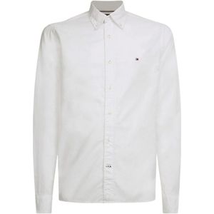 Tommy Hilfiger, Heren, Overhemden, Wit, Maat: L