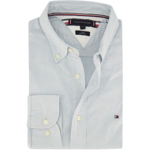 Tommy Hilfiger Regular Fit Overhemd CORE 1985 FLEX OXFORD met Biologisch Katoen Calm Blue