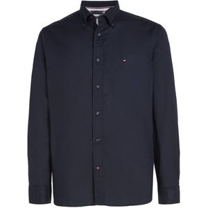 Tommy Hilfiger - Overhemd - Wit - 50% Biologisch Katoen, 50% Katoen