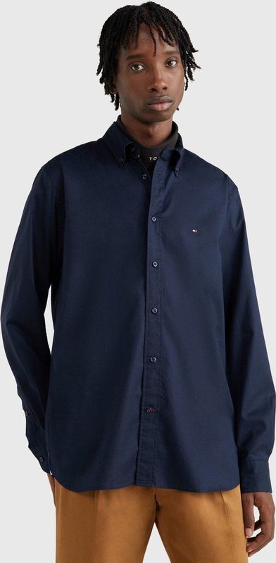 Tommy Hilfiger - Core Flex Poplin Rf Shirt - Vrijetijdshemden - Wit