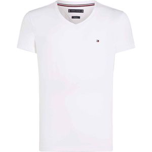TOMMY HILFIGER - T-shirt - Wit - Katoen - Korte Mouwen