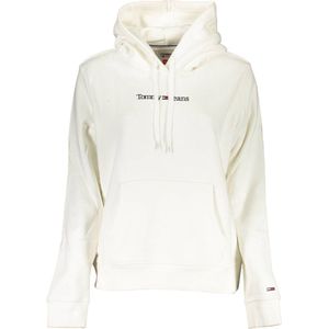 Tommy Jeans, Dames, Sweatshirts & Hoodies, Beige, Maat: XS Katoen,