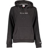 Tommy Jeans, Dames, Sweatshirts & Hoodies, Zwart, Maat: XS Katoen,